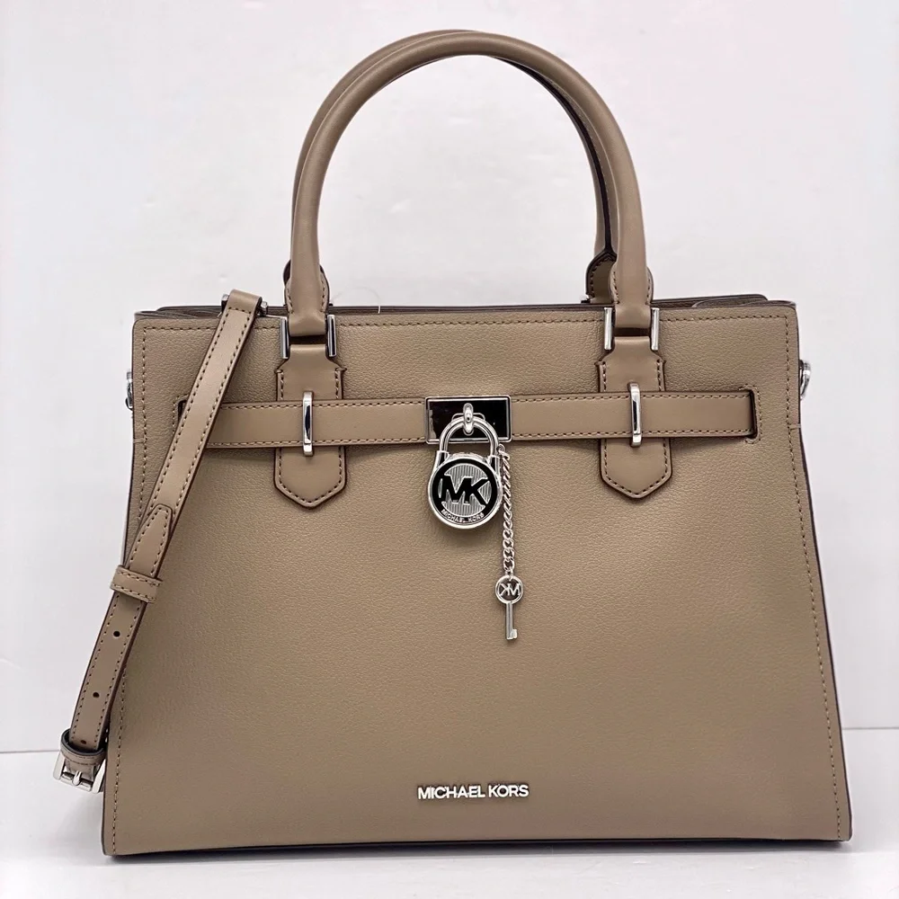 Michael Kors Hamilton Medium Satchel Crossbody Bag Dusk Color